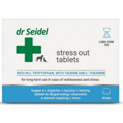 DermaPharm Stress Out šunims ir katėms lizdinė plokštelė 30 tabl.