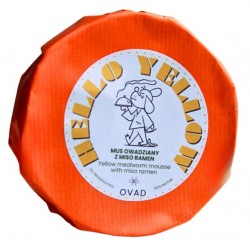 Ovad Hello Yellow Avižinių dribsnių putėsiai su miso ramen skardinė 140g