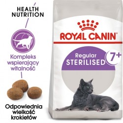 Royal Canin Sterilised 7+ karma sucha dla kotów dorosłych, od 7 do 12 roku życia, sterylizowanych...