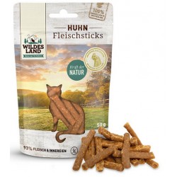 Wildes Land Cat Fleischsticks Huhn 50g