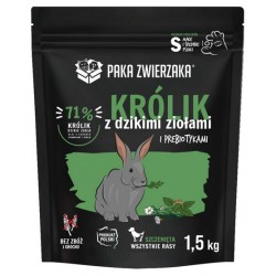 Paka Zwierzaka Seventh Heaven Triušis su laukinėmis žolelėmis Šuniukas S 1,5kg