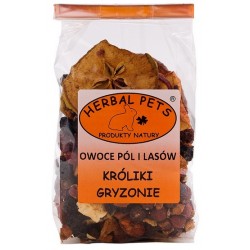 Herbal Pets Lauko ir miško vaisiai triušiams ir graužikams 100g