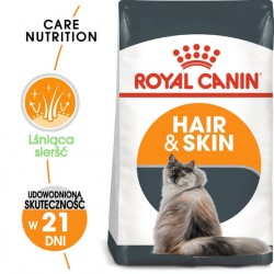 "Royal Canin Hair&Skin Care" sausas ėdalas suaugusioms katėms, blizgančiam kailiui ir sveikai...