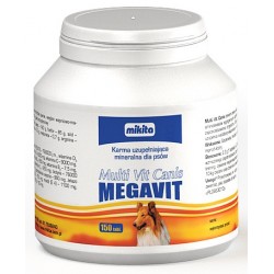 Mikita Megavit Multi-Vit Canis - vitaminai, mineralai ir aminorūgštys šunims 150 tabl.
