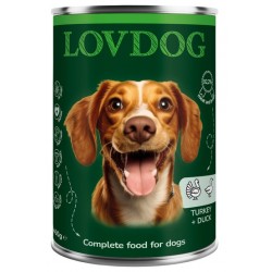 Lovdog Kalakutienos ir anties skardinė 400g