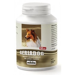 Mikita Geriadog 50 tablečių - preparatas pagyvenusiems ar nusilpusiems šunims ir katėms