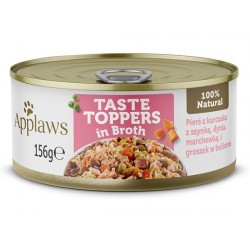 Applaws "Dog Taste Toppers" skardinė su vištiena, kumpiu ir daržovėmis 156g