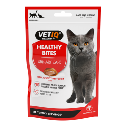 Vetiq Przysmaki dla kotów i kociąt Układ moczowy Healthy Bites Urinary Care For Cats & Kittens 65g