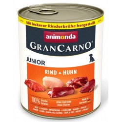 Animonda GranCarno Original Junior Rind Huhn Beef + Chicken konservų dėžutė 800g