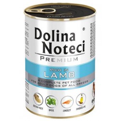 Dolina Noteci "Premium Dog" ėrienos konservų dėžutė 400g