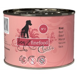 Dogz Finefood Klasikinė N.02 Jautienos konservų skardinė 200g