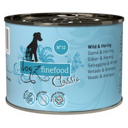 Dogz Finefood Classic N.12 Žvėriena ir silkė 200g