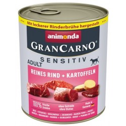 Animonda GranCarno "Sensitiv Beef + Potatoes" skardinė 800g