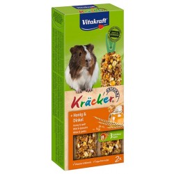 Vitakraft Kracker 2 vnt. jūrų kiaulytės medus ir speltos 112g [10640]