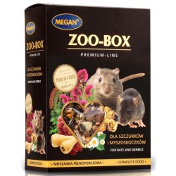 Megan "Zoo-Box" dėžutė žiurkėnams ir pelėkautams 550g