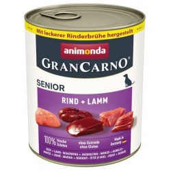 Animonda GranCarno Original Senior Rind Lamm Beef + Lamb skardinė 800g