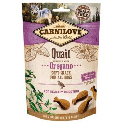 Carnilove Šunų užkandžiai Fresh Soft Quail+Oregano 200g