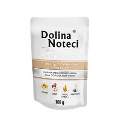 Dolina Noteci "Premium Dog" žąsų, bulvių ir obuolių paketėlis 100g