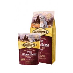 Carnilove Cat Fresh Chicken & Rabbit Gourmand - vištiena ir triušiena 400g