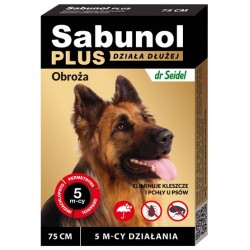 Sabunol Plius apykaklė nuo blusų šunims 75cm