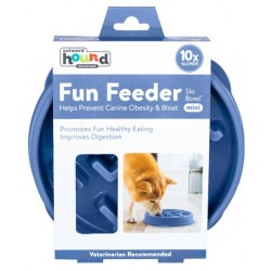 Outward Hound "Fun Feeder" mini lėtas dubenėlis mėlynas [67830]