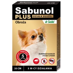 Sabunol Plius apykaklė nuo blusų šunims 35cm