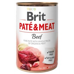 Brit Paštetas ir mėsa šunims Jautienos skardinė 400g