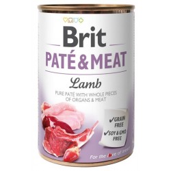 Brit Paštetas ir mėsa šunims ėrienos skardinė 400g