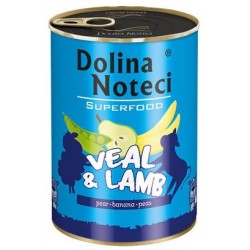 Dolina Noteci "Superfood Dog" veršienos ir ėrienos konservų dėžutė 400g