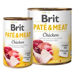 Brit Paštetas ir mėsa šunims Vištiena 800g