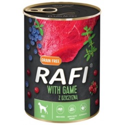 Rafi Šunų elnienos skardinė 400g