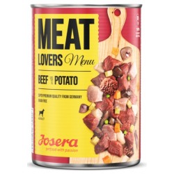 Josera Mėsos mėgėjų meniu Jautiena su bulvėmis skardinė 400g