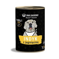 Paka Zwierzaka "Seventh Heaven" kalakutienos ir ėrienos konservų dėžutė 400g