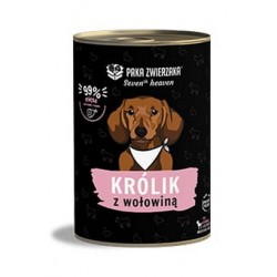 Paka Zwierzaka "Seventh Heaven" triušienos ir jautienos konservų dėžutė 400g