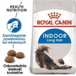 Royal Canin Indoor Long Hair karma sucha dla kotów dorosłych, długowłose, przebywających...