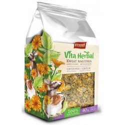 Vitapol Vita Herbal Džiovinti medetkų žiedai graužikams ir triušiams 40g