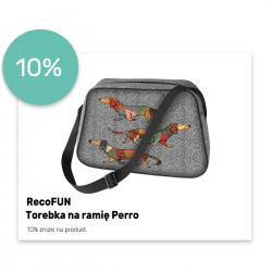 Perro rankinė per petį