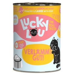 Lucky Lou "Lifestage Adult" Paukštienos ir ėrienos skardinė 400g