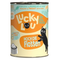 Lucky Lou "Lifestage Adult Poultry and Trout" skardinė 400g