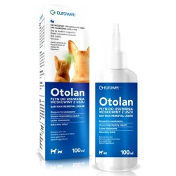 Otolan ausų sieros valiklis šunims ir katėms 100ml