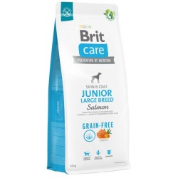 Brit Care Grain Free Junior Large Breed Salmon 12kg