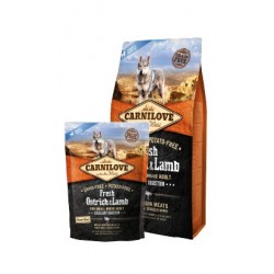 Carnilove Dog Fresh Stručių ir ėrienos suaugusiems mažiems 1,5 kg
