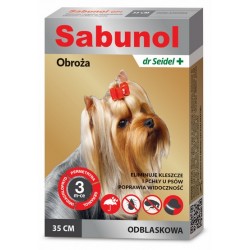 Sabunol GPI atspindinti apykaklė nuo blusų jorkšyrui 35cm